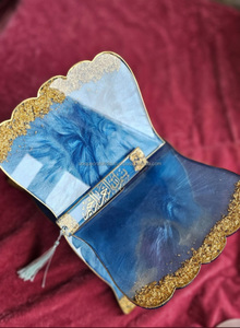 Support de coran en résine de luxe fabriqué à la main de haute qualité léger et durable parfait en gros cadeaux islamiques et décor de salle de prière - Product Image 4