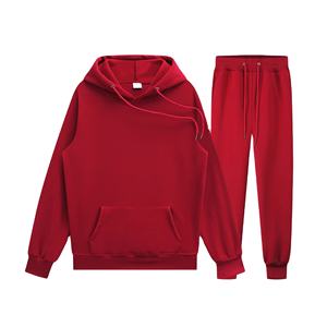 Nouveau 2025 hiver solide personnalisé hommes survêtement | Stylish Stitching Design Joggers | Streetwear Sportswear Gym Set 100% coton - Product Image 5