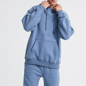 Fabricante de ropa de calle Sudadera con capucha de lana sólida vintage Sudadera con capucha de ajuste regular lavado ácido con logotipo personalizado - Product Image 6