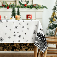 Nappe en coton de haute qualité pour table à manger, fêtes, restaurants, usage domestique, matière lavable