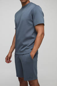 Nuevo diseño personalizado Logo Slate Regular Fit camiseta de hombre y conjunto corto conjunto de 2 piezas gimnasio entrenamiento playa y ropa de calle camiseta para hombres - Product Image 5