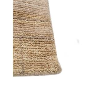 พรมขนสัตว์ถักมือขนาดใหญ่ลายเรขาคณิตสีเบจและสีน้ำตาลสำหรับตกแต่งห้องนั่งเล่นและทางเดิน - Reb-1490 - Product Image 4