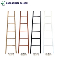 Échelle en bambou naturel, design traditionnel, origine Vietnam, meubles en bambou pour la décoration de la maison et du jardin, accessoires pour la maison (GT 767)