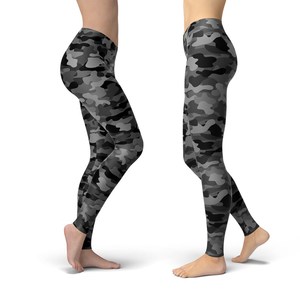 Leggings de yoga à taille élastique sur mesure, qualité supérieure, design uni, imprimé par sublimation, écologique, respirant, leggings rapides - Product Image 4
