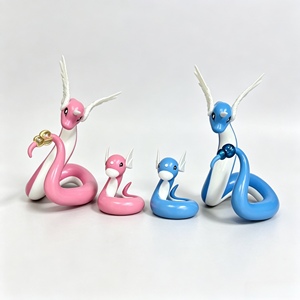 Ensemble de figurines <span class=keywords><strong>Dratini</strong></span> & Dragonair, modèle GK d'anime, jouet tendance, statue, marchandise, décoration de table, cadeau d'anniversaire - Product Image 6