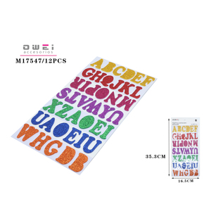 สติกเกอร์ตกแต่งตัวอักษรหลากสี - Product Image 1