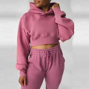 Women's Lightweight Full Zip-Up Crop <b>Gym</b> Hoodie Casual Sport Yoga Training <b>Jacket</b> for Winter Fitness Wear winter yoga sets - Product Image 3