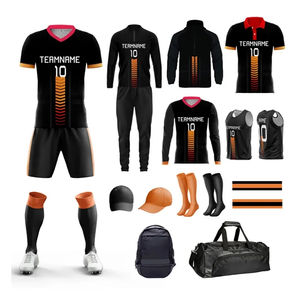 Paquete de Uniforme de Fútbol de Alta Calidad con Diseño Personalizado, Camisetas Transpirables y Cómodas, Pantalones Cortos, Gorra y Calcetines - Personalización Personalizada - Product Image 2