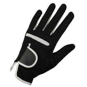 Gants de golf pour hommes de qualité supérieure 100% cuir véritable avec anti-dérapant en peau de mouton caractéristique gants de Logo brodés élégants - Product Image 3