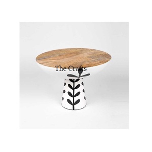 White And Black <b>Wooden</b> <b>Cake</b> Stand With Superior Quality <b>Cake</b> Stand For Home Hotel And Restaurant Usage - Product Image 6