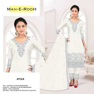 ชุดซอลวาร์จากปากีสถานผ้าจอร์เจีย - Product Image 2