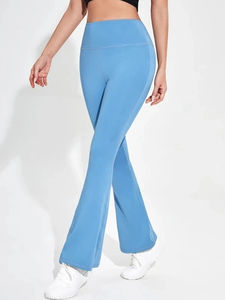 Legging bootcut évasé personnalisé pantalon de yoga d'entraînement de contrôle du ventre pantalon de yoga évasé leggings avec poches pour femmes 2025 - Product Image 4