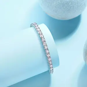 Anillo de moissanita con corte baguette de lujo estilo hip hop, plata de ley 925, joyería personalizada con incrustaciones de diamantes para hombre - Product Image 4