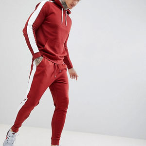 Ensemble de survêtements en nylon unisexe coupe-vent Gym Fitness Sweats à capuche de course zippés de haute qualité Costume d'automne coupe-vent 2 pièces pour hommes - Product Image 3