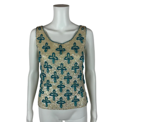 เสื้อเอวลอยระยิบระยับสไตล์หวานๆของผู้หญิงเสื้อเอวลอยทำจากผ้าซาตินประดับเลื่อม - Product Image 3