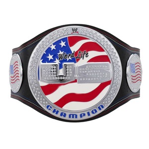 Última réplica del título del Campeonato de Estados Unidos Cinturones Diseño personalizado Cinturones de campeonato de lucha libre de cuero genuino - Product Image 2