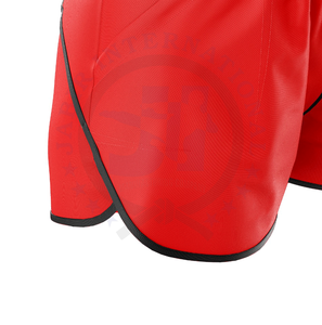 Conception personnalisée Satin Kick Boxing Muay Thai Shorts dégradé de couleur imprimé Hot Shorts avec fermeture élastique à la taille moyenne - Product Image 4