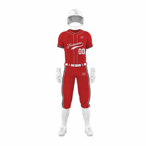 Uniforme de béisbol para hombre superventas, uniforme de béisbol con logotipo personalizado, uniforme de béisbol para equipo - Product Image 5