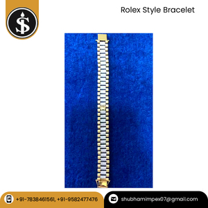 Meilleurs bijoux indiens de créateur, bijoux de mode personnalisés, Design attrayant de luxe, vrai diamant naturel, 43 grammes, Bracelet en or 18KT - Product Image 2