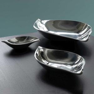<b>Kitchen</b> <b>Accessories</b> Decorative Bowl Elegant Aluminium <b>Decor</b> with Shiny Brass Finish for Stylish Home Display - Product Image 4