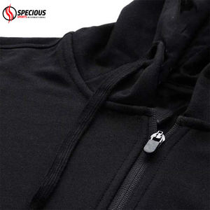 Nouveauté Survêtement décontracté à capuche pour femmes Mode extérieure Taille personnalisée Prix bas Streetwear Noir Uni Écologique - Product Image 5