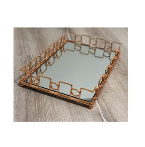 ถาดเสิร์ฟอาหารทรงกลมดีไซน์คลาสสิกพร้อมที่จับถาดเสิร์ฟอาหารตกแต่งโต๊ะสีดําในราคาที่ดี - Product Image 5