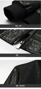 Chaqueta de motocross para hombre de la mejor calidad, recién llegado, impermeable, textil de cuero negro con cuello levantado, chaqueta transpirable de invierno - Product Image 6