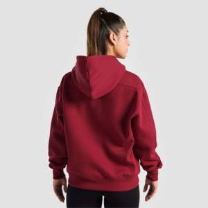 Sudadera Informal Transpirable Empower en Color Granate, Estilo Regular - Product Image 2