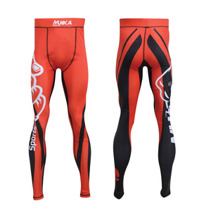 À l'intérieur épaissir chaud hommes Leggings taille haute Double poche Leggings sans couture avec personnaliser tissu hommes Leggings - Product Image 5