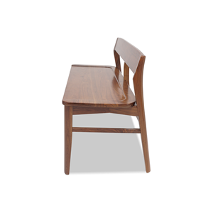 Meubles de maison OEM et ODM meubles de salle à manger bancs en bois avec dossier style coréen et japonais - Product Image 3