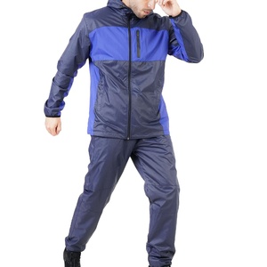 ชุดวอร์มกีฬาผู้หญิงแบบสองชิ้น ผ้าฝ้ายแท้ 100% ระบายอากาศได้ดี เป็นมิตรกับสิ่งแวดล้อม แห้งเร็ว สวมใส่สบาย เหมาะสำหรับวิ่งและกันฝน - Product Image 1