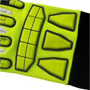 Guantes DE SEGURIDAD personalizados de alto rendimiento talla grande puño recto de 10 pulgadas piel de cabra flexible suave TPR impacto anticorte - Product Image 5