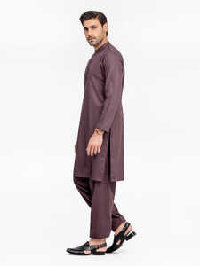 100% Top haute qualité Shalwar Kameez pour hommes et garçons confortable nouveau Style plaine couleur unie robe hommes tissu - Product Image 3