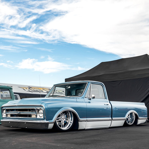 Jantes RCSR 22 24 26 pouces, 2 pièces, chromées, forgées, directionnelles, 5x127, style <span class=keywords><strong>Lowrider</strong></span> pour Chevy C10 Impala - Product Image 4