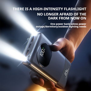 พาวเวอร์แบงค์พกพาขนาดเล็กแบบโปร่งใสสไตล์พังก์ความจุขนาดใหญ่20000 mA อินพุตแบบ Type-C - Product Image 4