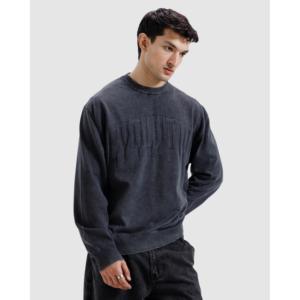 เสื้อสเวตเตอร์แขนยาวคอกลมผ้าฝ้าย 100% สำหรับผู้หญิง สไตล์ลำลอง ไม่เป็นขุย มีโลโก้ด้านหน้า ลายวอช สำหรับใส่ในฤดูใบไม้ร่วง - Product Image 3