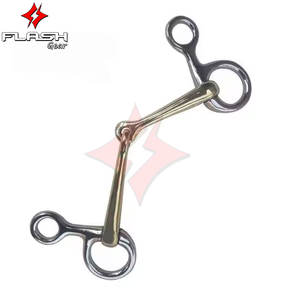 Mèche à demi-joue sur mesure fil torsadé lourd Mullen bouche Western Dutch Gag Bit allemand argent Bit culotte Premium Horse - Product Image 4