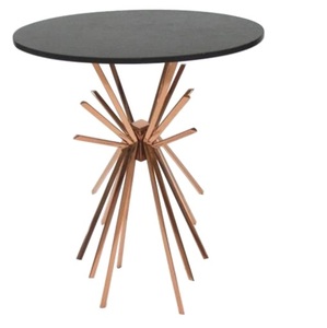 Ensemble de 2 tables basses décoratives pour restaurant, bar et hôtel Table basse design en aluminium et métal la plus vendue - Product Image 2