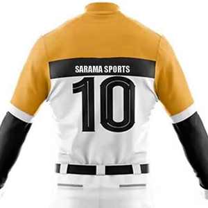 Conjunto de Uniforme de Béisbol con Botones Completos para Hombre y Mujer, Impresión Personalizada, Tela 100% Poliéster de Alta Calidad, Talla Grande, Antibacteriano - Product Image 6