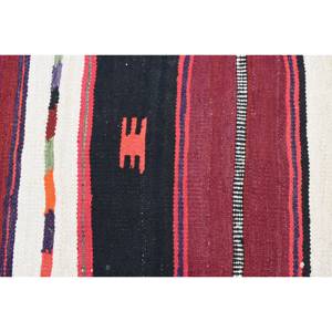 Alfombra turca vintage clásica de 28x132 pies, área grande, patrón rectangular clásico, diseño tradicional negro naranja, diseño de retazos, látex de lana - Product Image 5