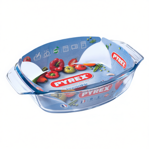 Plat à four ovale en verre borosilicate transparent Pyrex 411B000 7646 (35x24x7cm) - Product Image 3