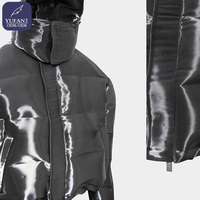Yufan Custom 2023 Metal Liquid Down Jacket Manteau en duvet technique pour hommes Veste en duvet à capuche