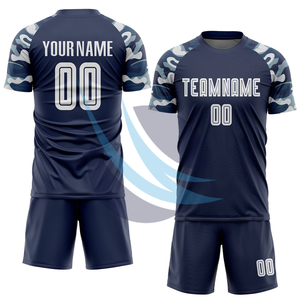 Uniforme de Football de haute qualité pour Match d'équipe tissu léger à séchage rapide avec maillots de Football personnalisés pour Kit d'entraînement de Club pour hommes - Product Image 1