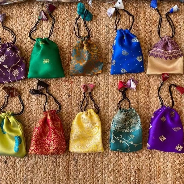Best Selling Recycled Sari Bags Handmade Eco-Friendly Tote Style