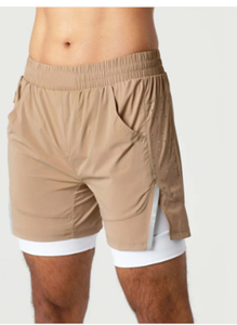 Pantalones cortos atléticos para hombre de último diseño 2024, logotipo elástico transpirable, ropa de calle personalizada, ropa activa XL de talla grande con bolsillos, respetuosos con el medio ambiente - Product Image 3