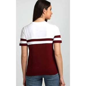 เสื้อยืดคอกลมแขนสั้นสีขาวสำหรับผู้หญิง ผ้าฝ้าย 200 กรัม ระบายอากาศได้ดี เหมาะสำหรับฤดูร้อน ราคาสุดคุ้ม ขายส่ง - Product Image 2