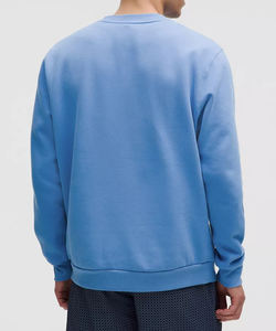 Sweat-shirt à col rond avec logo personnalisé, en molleton de coton lourd, fabricant OEMODM, poignets côtelés, vente en gros, approvisionnement en vrac - Product Image 2