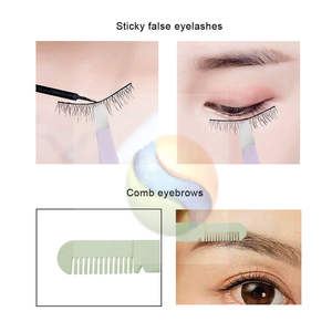 Pince à épiler en acier inoxydable de haute qualité, personnalisée, à pointe inclinée, outils de maquillage - Product Image 4