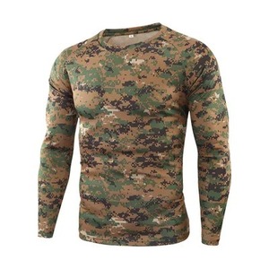 Conjunto de Camisa y Pantalones de Uniforme de Caza para Hombre, Uniforme de Camuflaje de Manga Larga, Camisa de Cuello Redondo de Camuflaje de Alta Calidad, Camiseta de Fútbol - Product Image 2