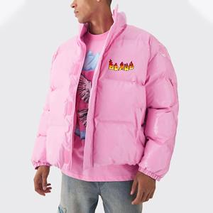 High-Quality <b>Men's</b> Windbreaker Puffer Jacket for <b>Man</b> with Customization Logo for Cold Winter Weather <b>Man</b> Jacket - Product Image 6